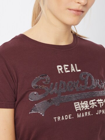 Superdry T-Shirt in Rot