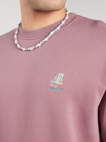 Sweat-shirt 'Homeoffice' Iriedaily en violet