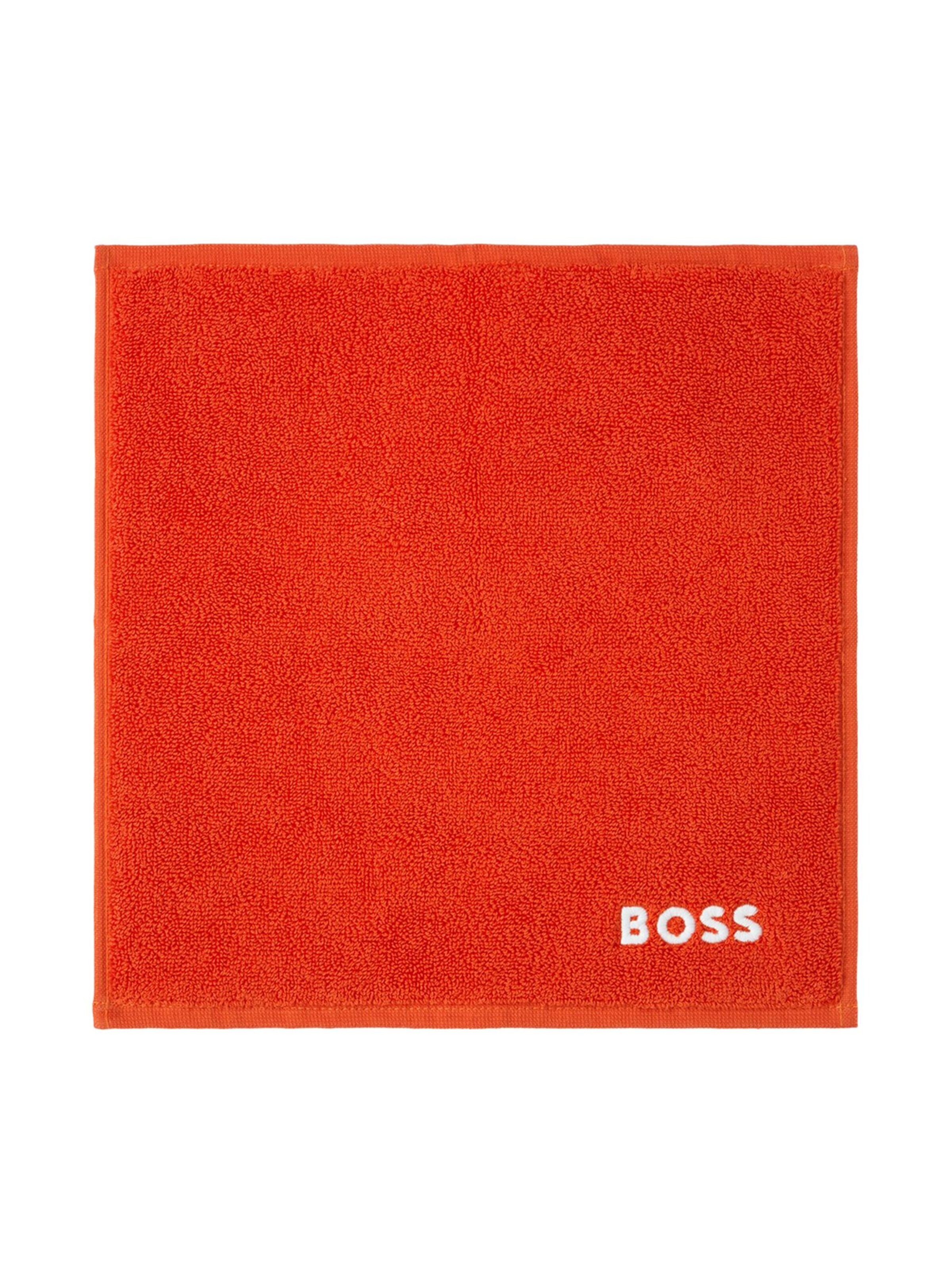 BOSS Home Towel 'EDGE' in Red: front