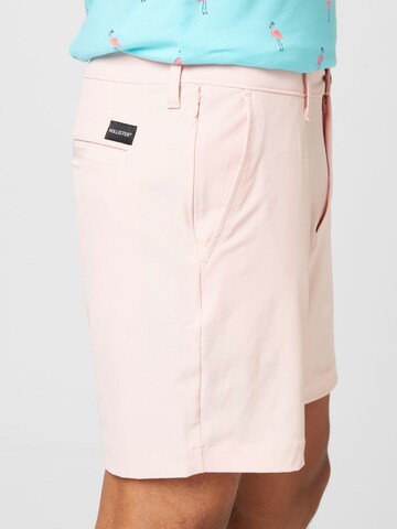 HOLLISTER Regular Chino trousers in Pink