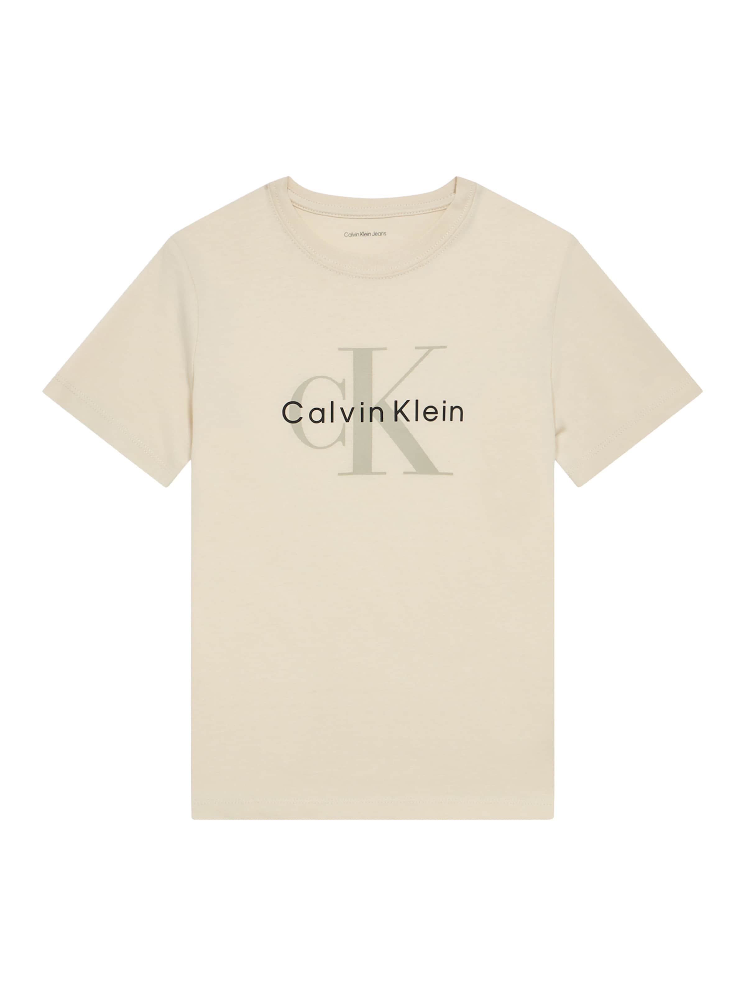 Maglietta di Calvin Klein Jeans in beige: frontale