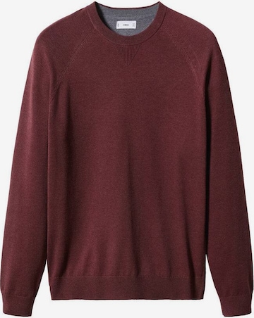 MANGO MAN Sweater 'Ten' in Red: front