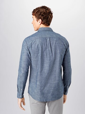 mėlyna JACK & JONES Standartinis modelis Marškiniai