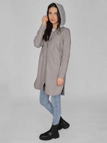 Maze Between-Seasons Coat in Grey