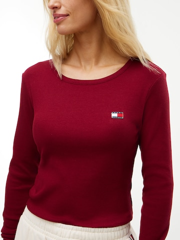 T-shirt 'Heritage' TOMMY HILFIGER en rouge
