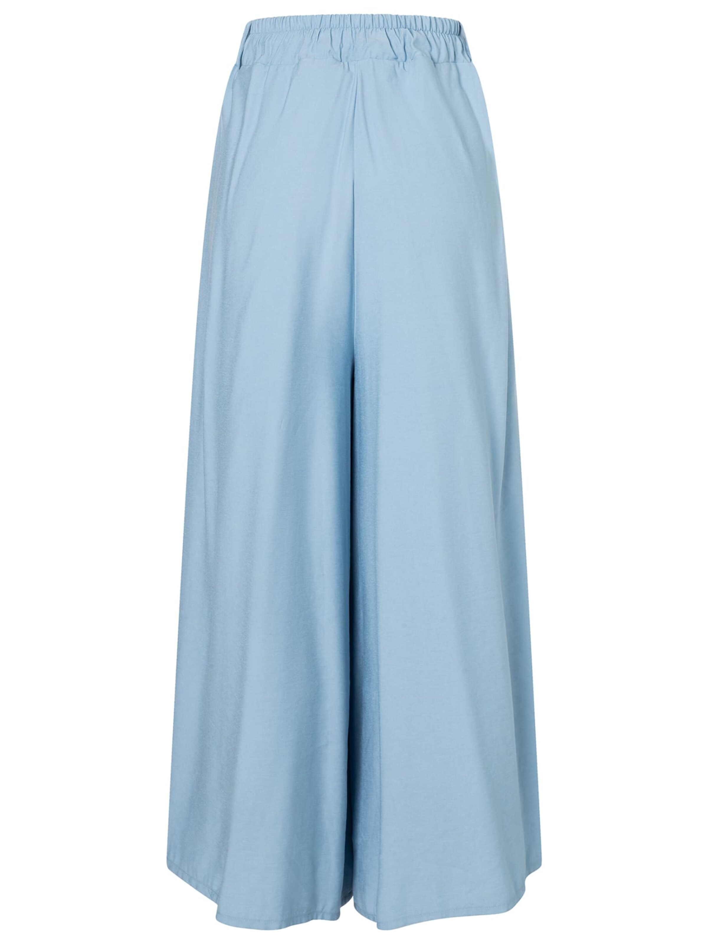 Ana Alcazar Regular Bandplooibroek 'Doria' in Blauw