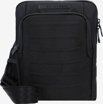 Borsa a tracolla di Porsche Design in nero: frontale