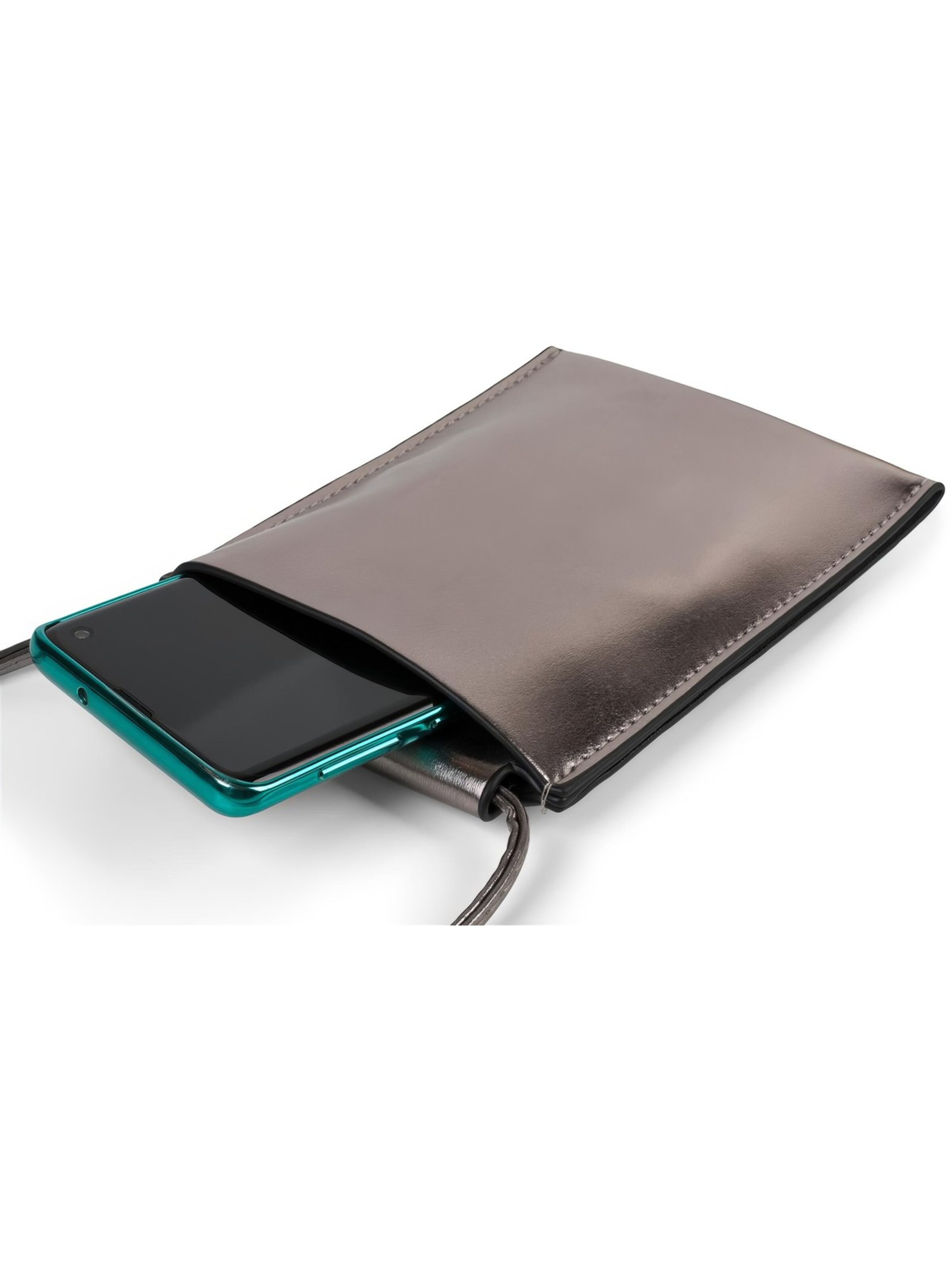 styleBREAKER Umhängetasche in Silber