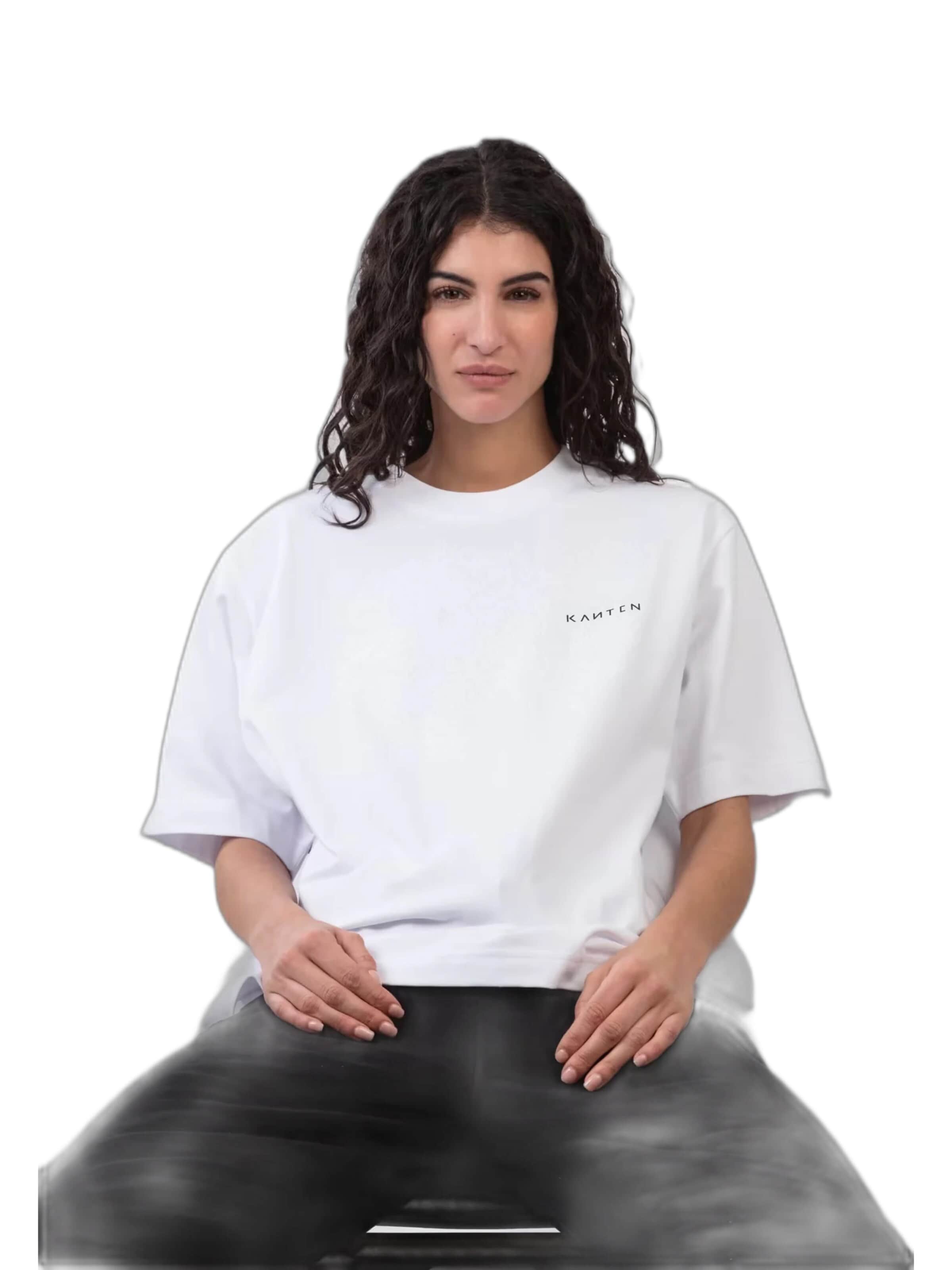 Kanten Shirt 'T-Shirt UltraBasic' in White: front