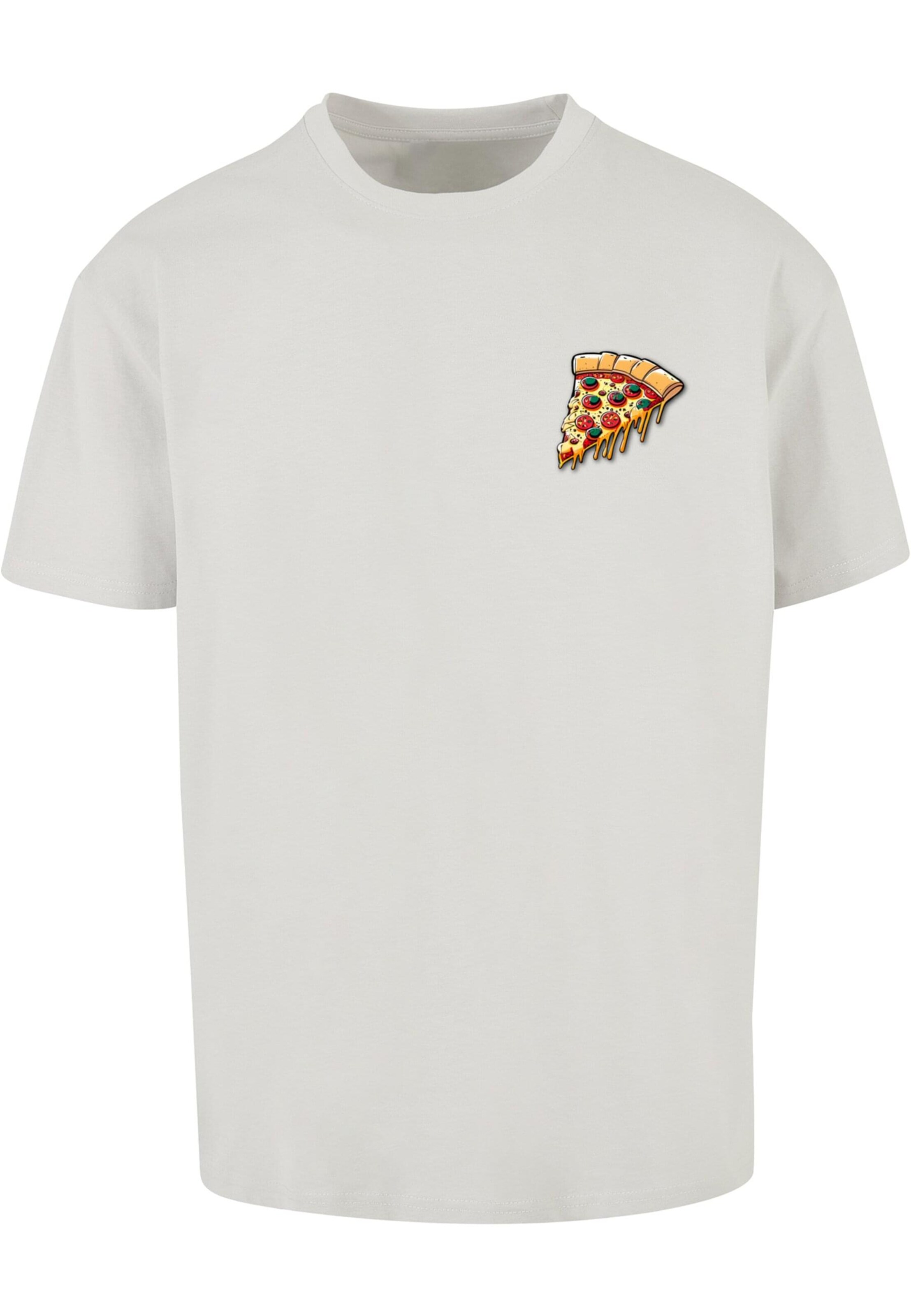 Maglietta 'Pizza Comic' di Merchcode in grigio: frontale