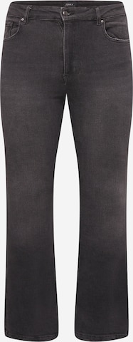 ONLY Curve Flared Jeans 'MILA' in Black: front