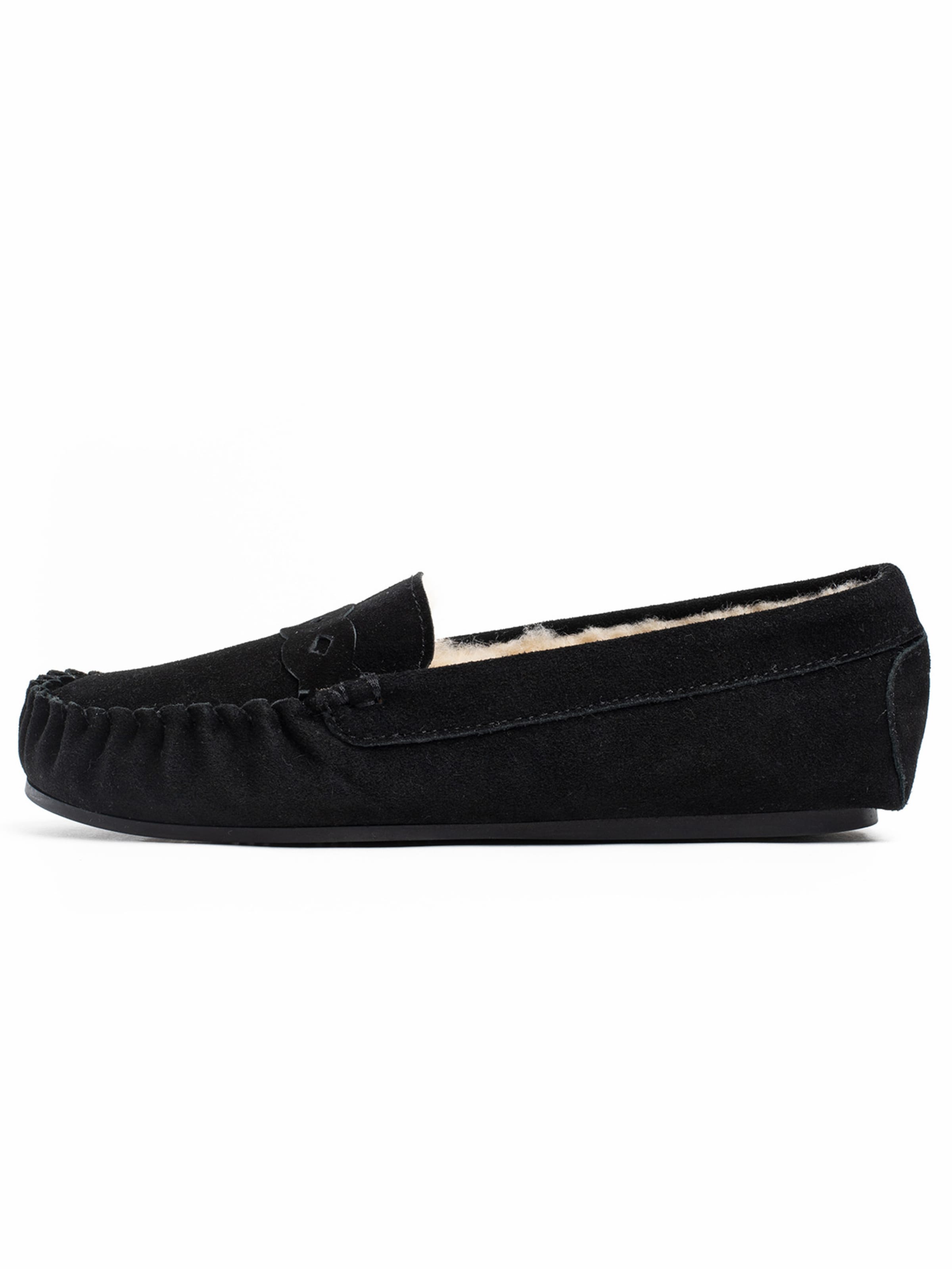 Gooce Мокасини 'Malika' в черно: отпред