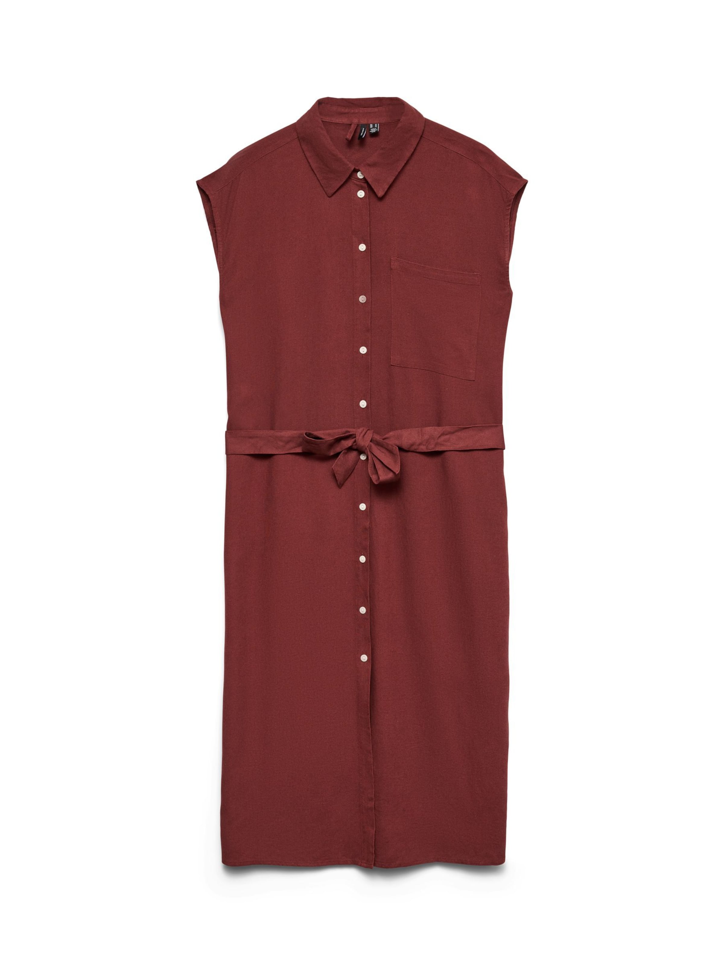 Robe-chemise 'VMMymilo' VERO MODA en rouge : devant