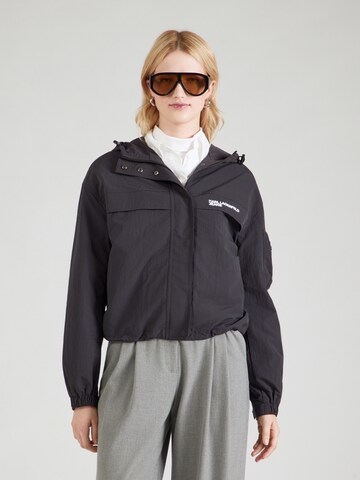 KARL LAGERFELD JEANS Between-Season Jacket in Black: front
