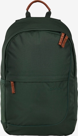 Satch Rucksack 'Daypack Fly' in Grün: Vorderseite