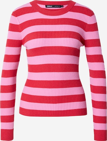 ONLY Pulover 'ONLLOUISA' | rdeča barva: sprednja stran