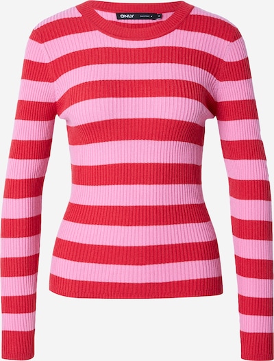 ONLY Neulepaita 'ONLLOUISA' värissä roosa / kirsikanpunainen, Tuotenäkymä