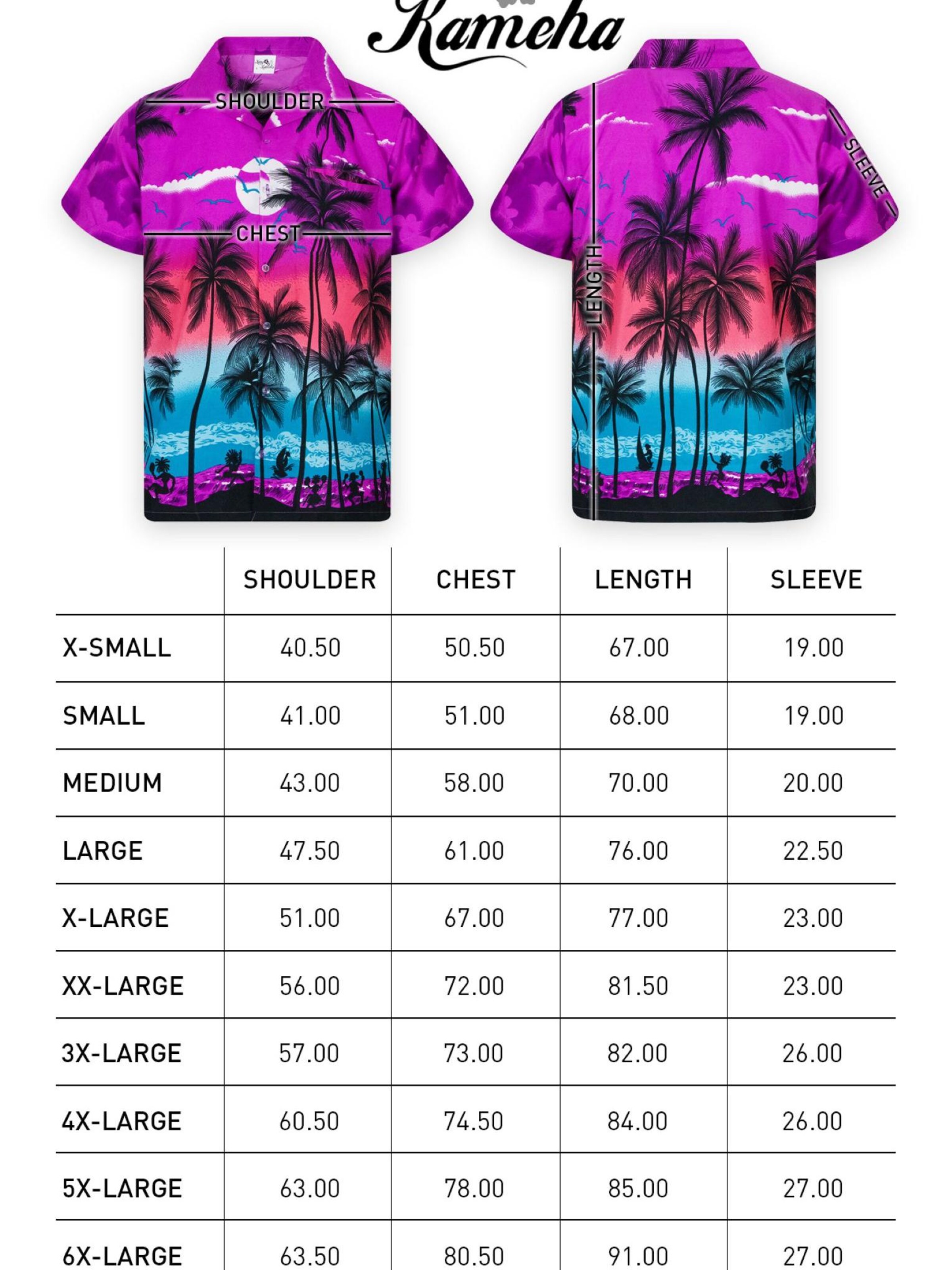 King Kameha Shirt 'Beach' in Purple