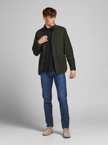 JACK & JONES Regular fit Srajca 'Kendrick' | zelena barva