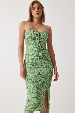 Happiness İstanbul Καλοκαιρινό φόρεμα σε πράσινο: μπροστά