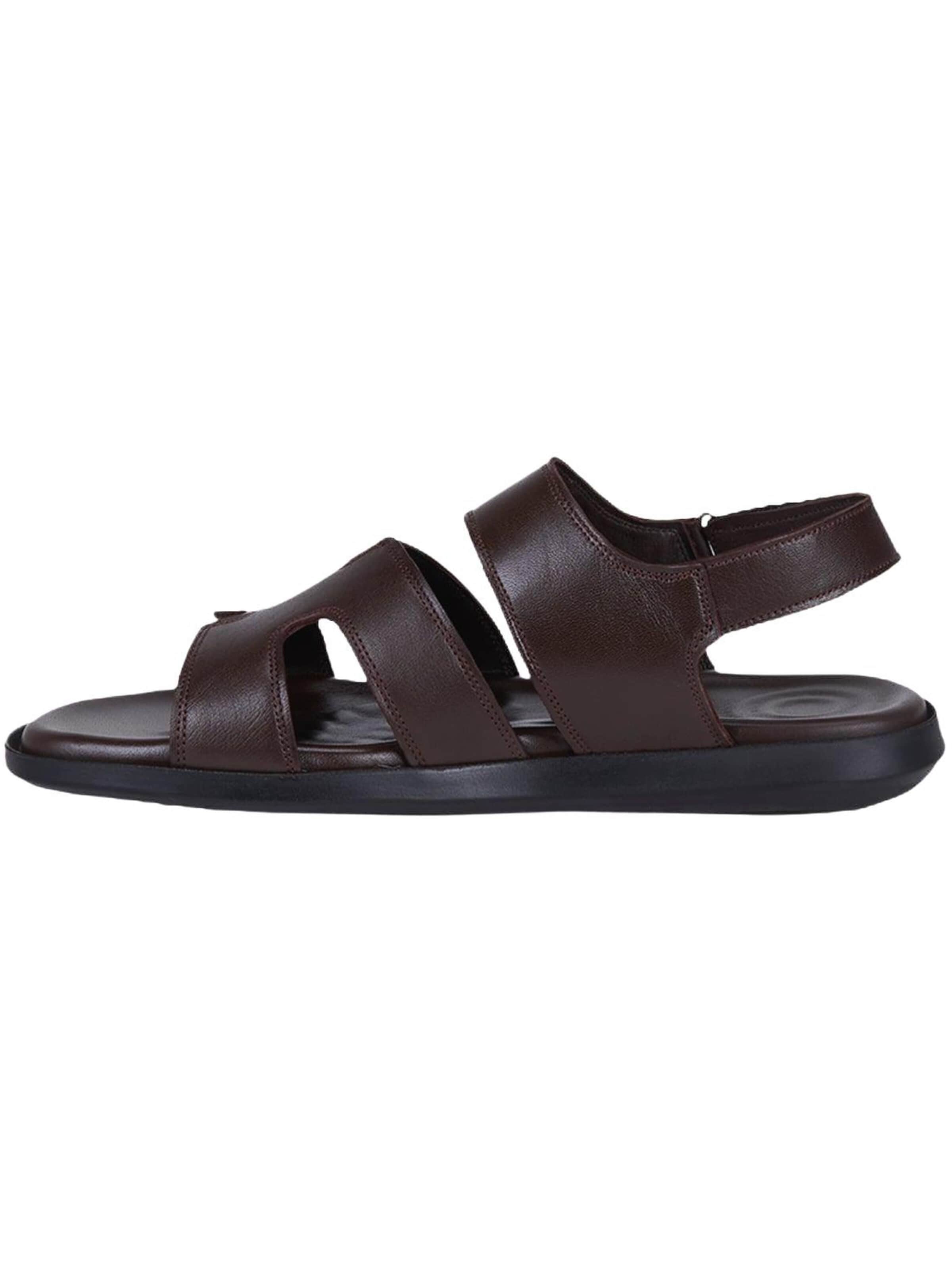 Desa Sandalen 'Sandalen' in Bruin: voorkant