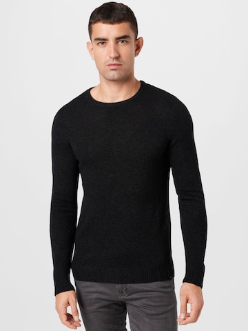 BLEND Sweater in Black: front