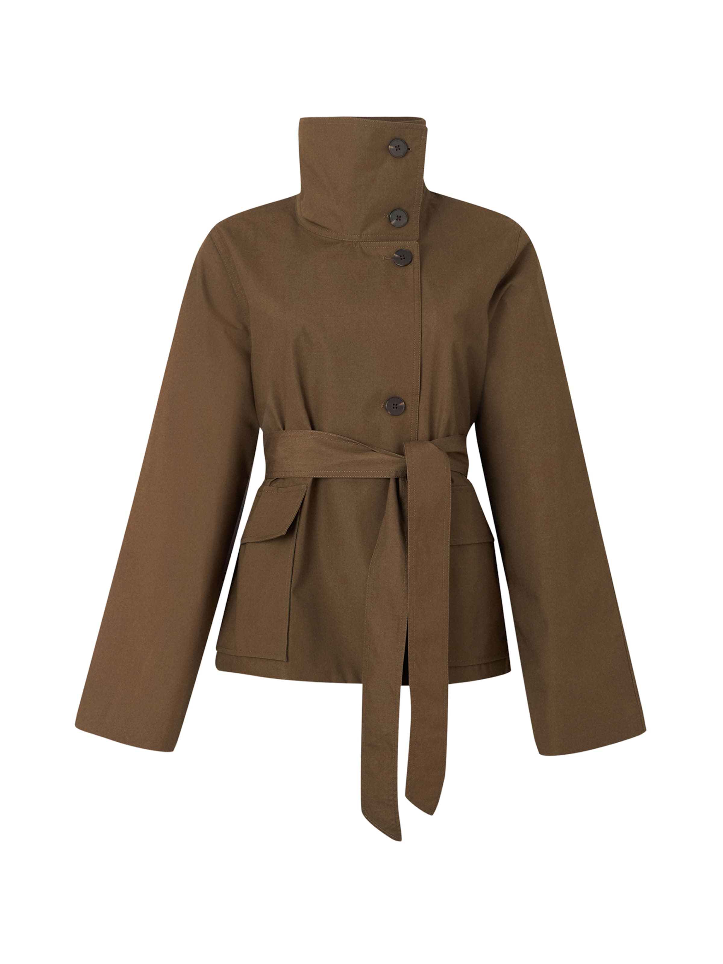 Samsøe Samsøe Between-Season Jacket 'Gia' in Brown: front