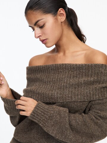 Pull&Bear Pullover i brun