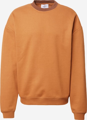Smiles Sweatshirt 'Falk' in Brown: front