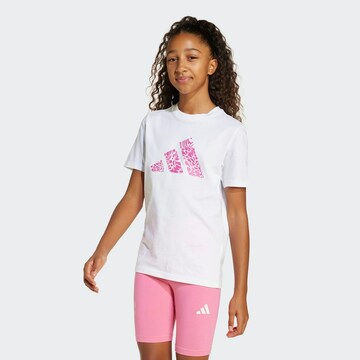 ADIDAS SPORTSWEAR Λειτουργικό μπλουζάκι σε λευκό: μπροστά