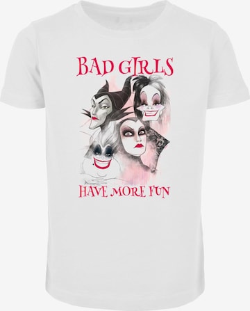 T-Shirt 'Girls Disney Classics' ABSOLUTE CULT en blanc : devant