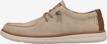 Rieker EVOLUTION Lace-Up Shoes in Beige