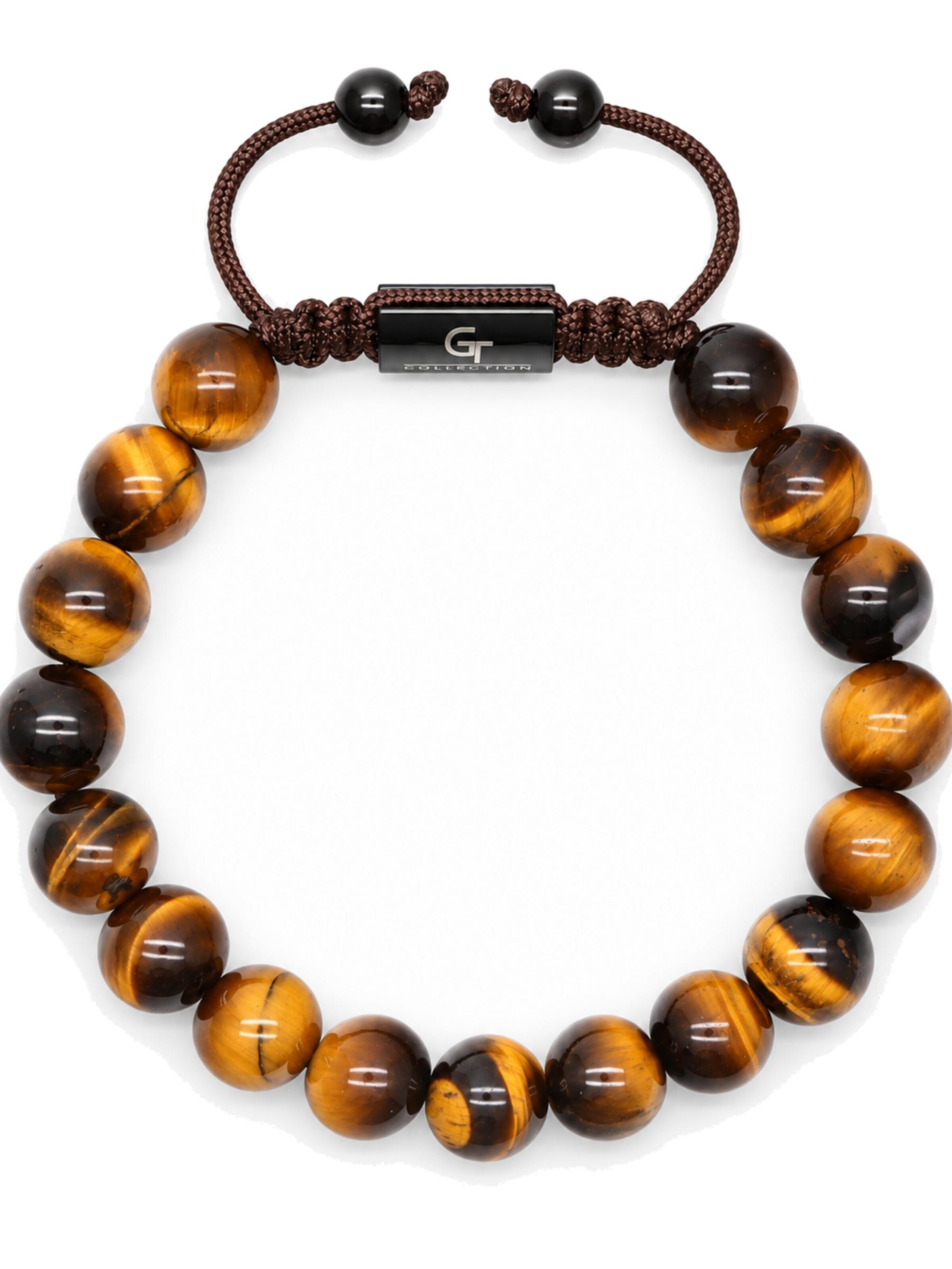 GT Collection Bransoletka 'Single-Bead' w kolorze brązowy