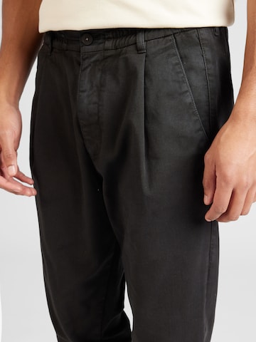 DRYKORN Regular Pleat-Front Pants 'CHASY' in Black