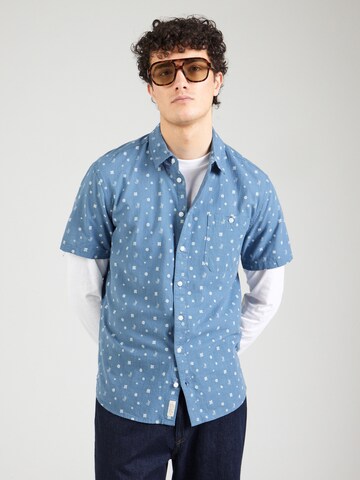 Regular fit Camicia 'AROS' di BLEND in blu: frontale