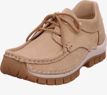 Wolky Schnürschuh in Beige: predná strana