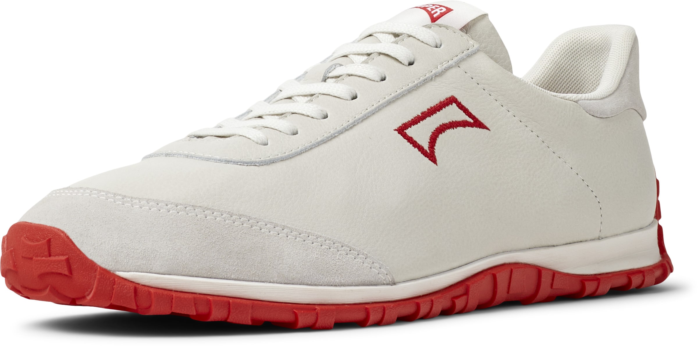 CAMPER Sneakers laag 'Drift Walk' in de kleur Kersrood / Parelwit, Productweergave