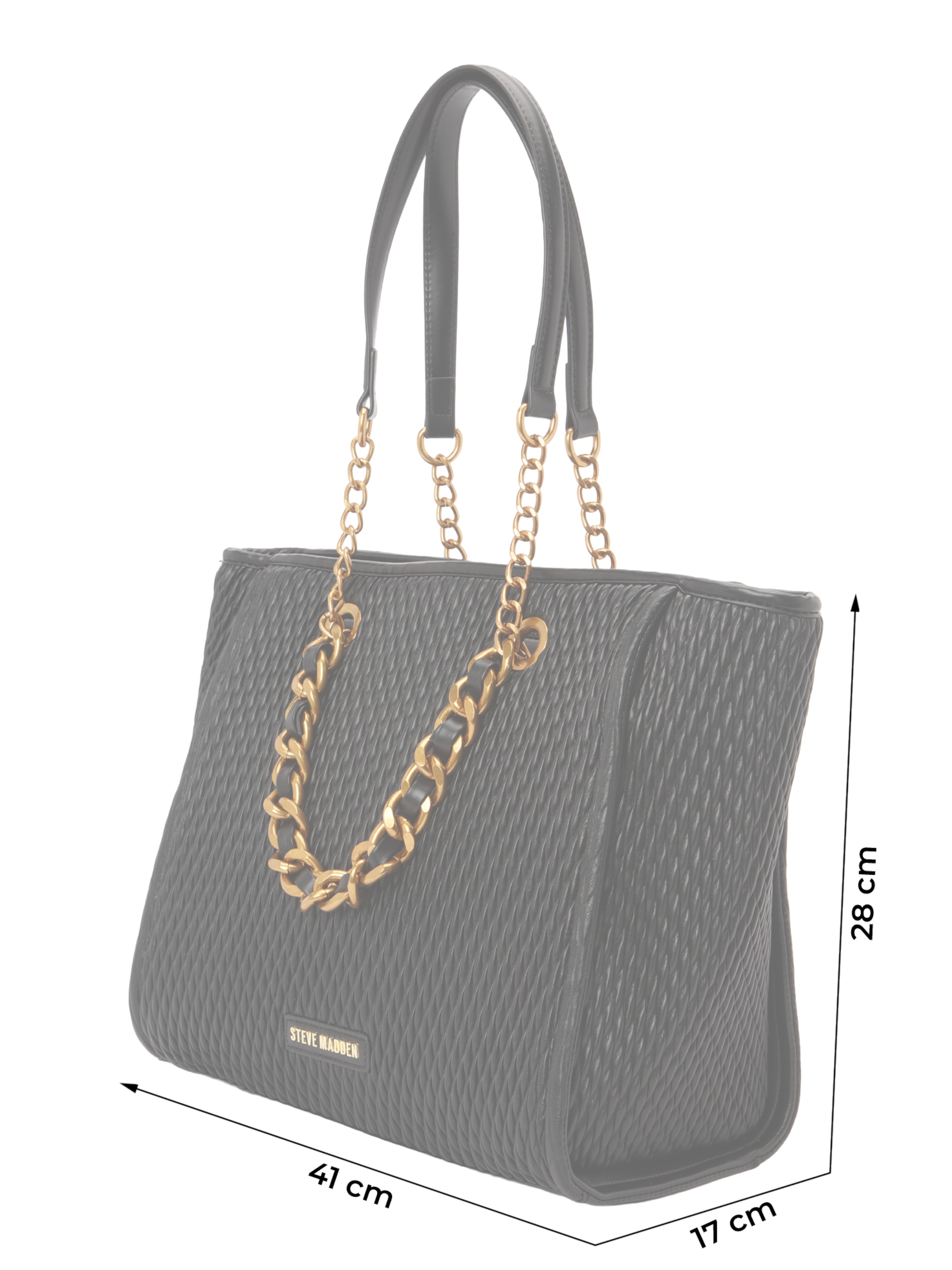 STEVE MADDEN Shopper 'Bkattt-M' in Black