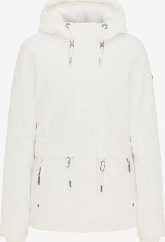 DreiMaster Maritim Winter Jacket in White: front