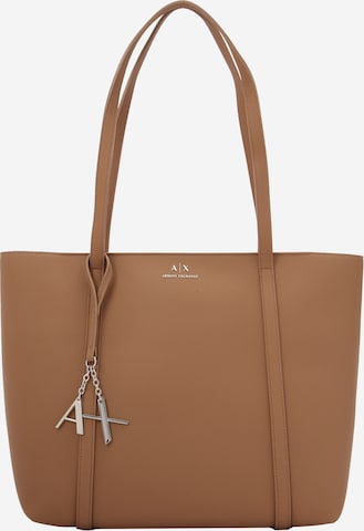 ARMANI EXCHANGE - Shopper en marrón: frente