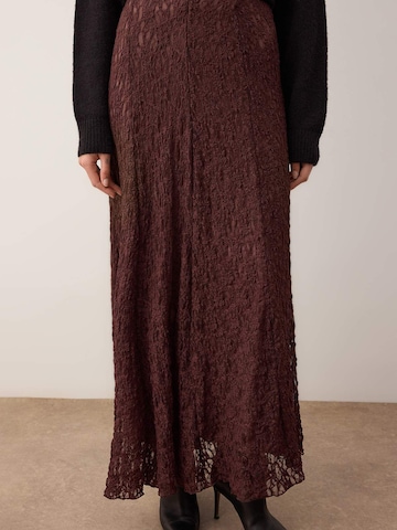 brūns Trendyol Svārki: no priekšpuses