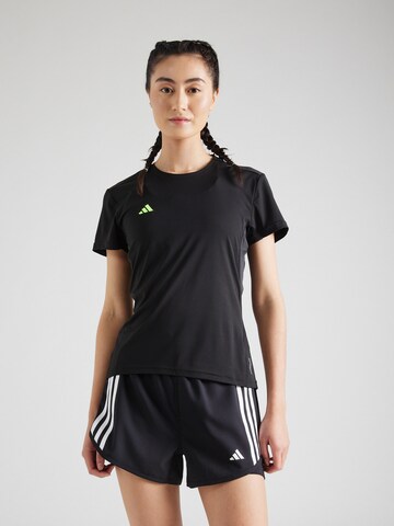 T-shirt fonctionnel 'Adizero Essentials' ADIDAS PERFORMANCE en noir : devant