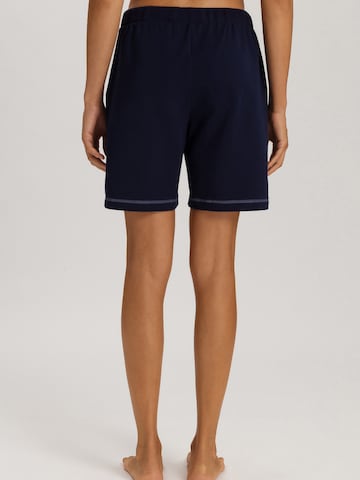 Hanro Loose fit Trousers ' Natural Living ' in Blue