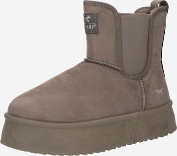 Botine 'Mustang' de la MUSTANG pe gri: față