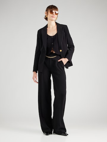 GUESS by Marciano - Regular Calças com vincos 'ELLA' em preto