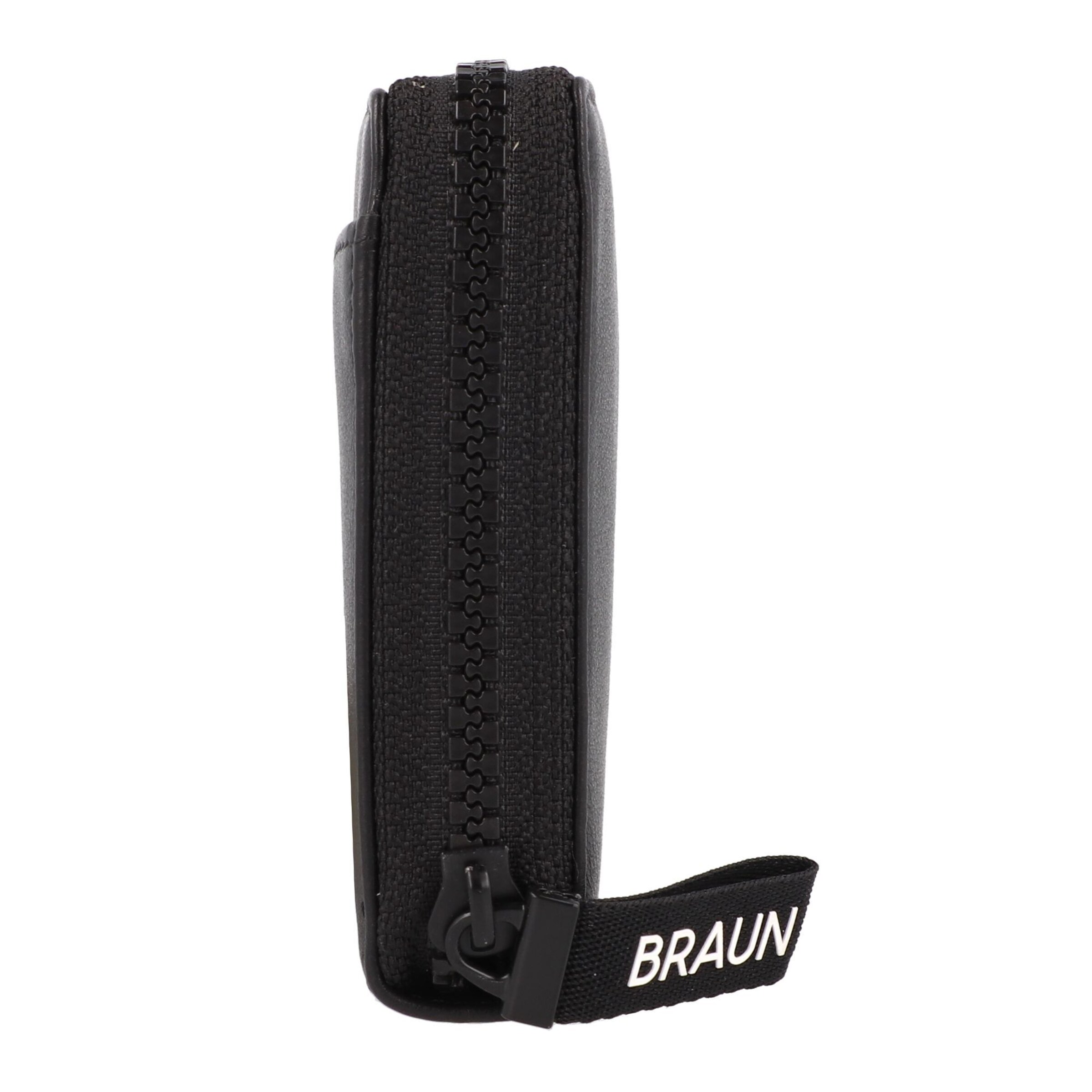 Porte-monnaies 'Capri' Braun Büffel en noir