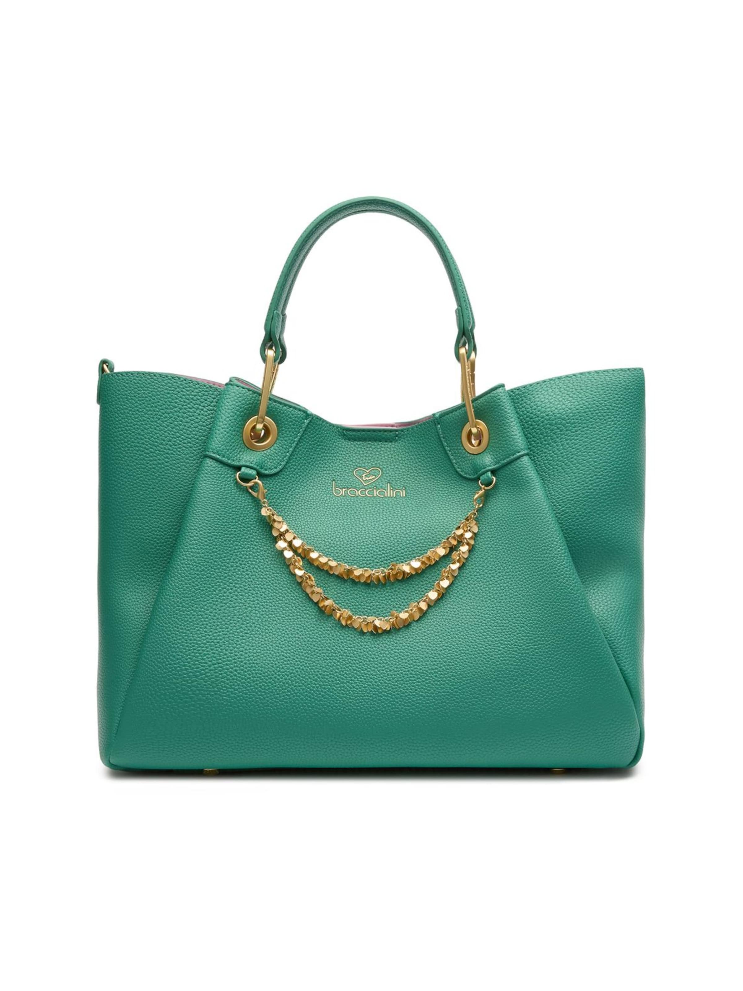 Braccialini Handtasche 'Amy'‌‌‌ in Grün: Vorderseite