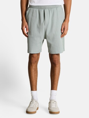 TOM TAILOR DENIM Loose fit Trousers in Green: front