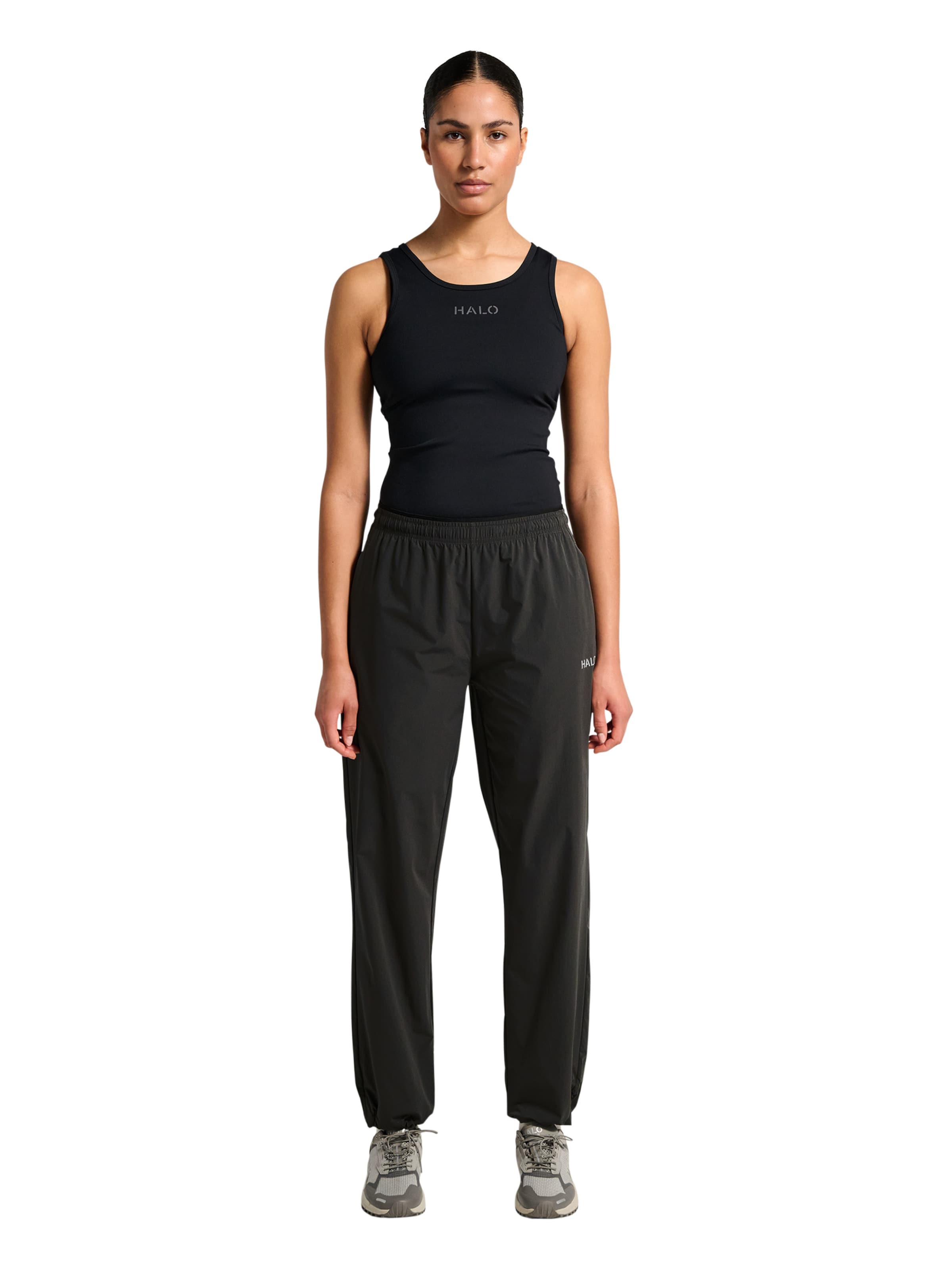 Regular Pantalon 'Division' HALO en gris : devant