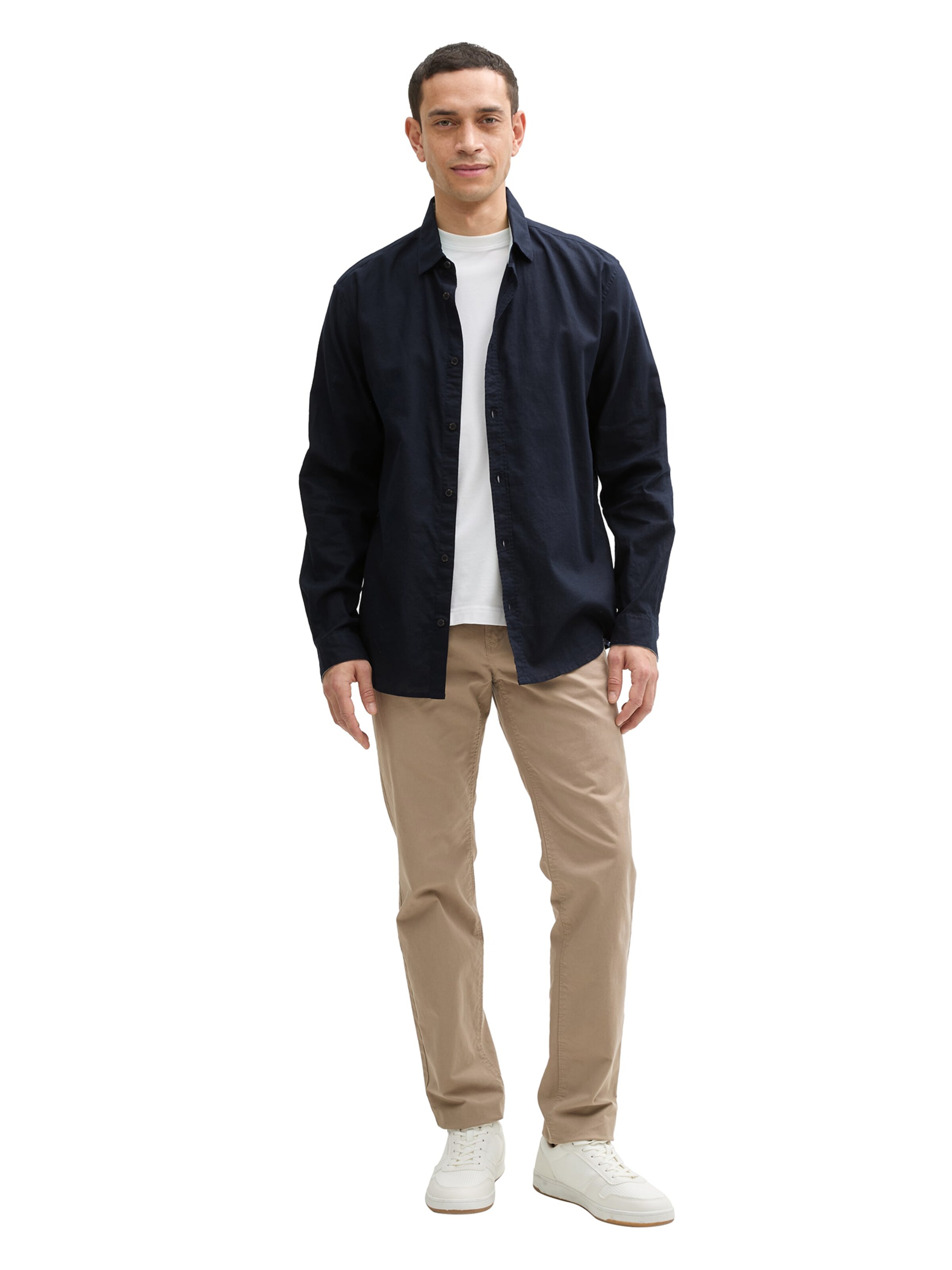 TOM TAILOR Regular fit Overhemd in Blauw